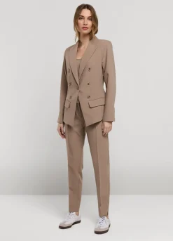 Online Summum Fitted Blazer With Buttons Grey