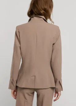 Online Summum Fitted Blazer With Buttons Grey