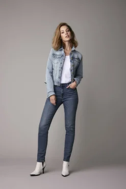 Fashion Summum Fitted Daze Denim Jacket Blue