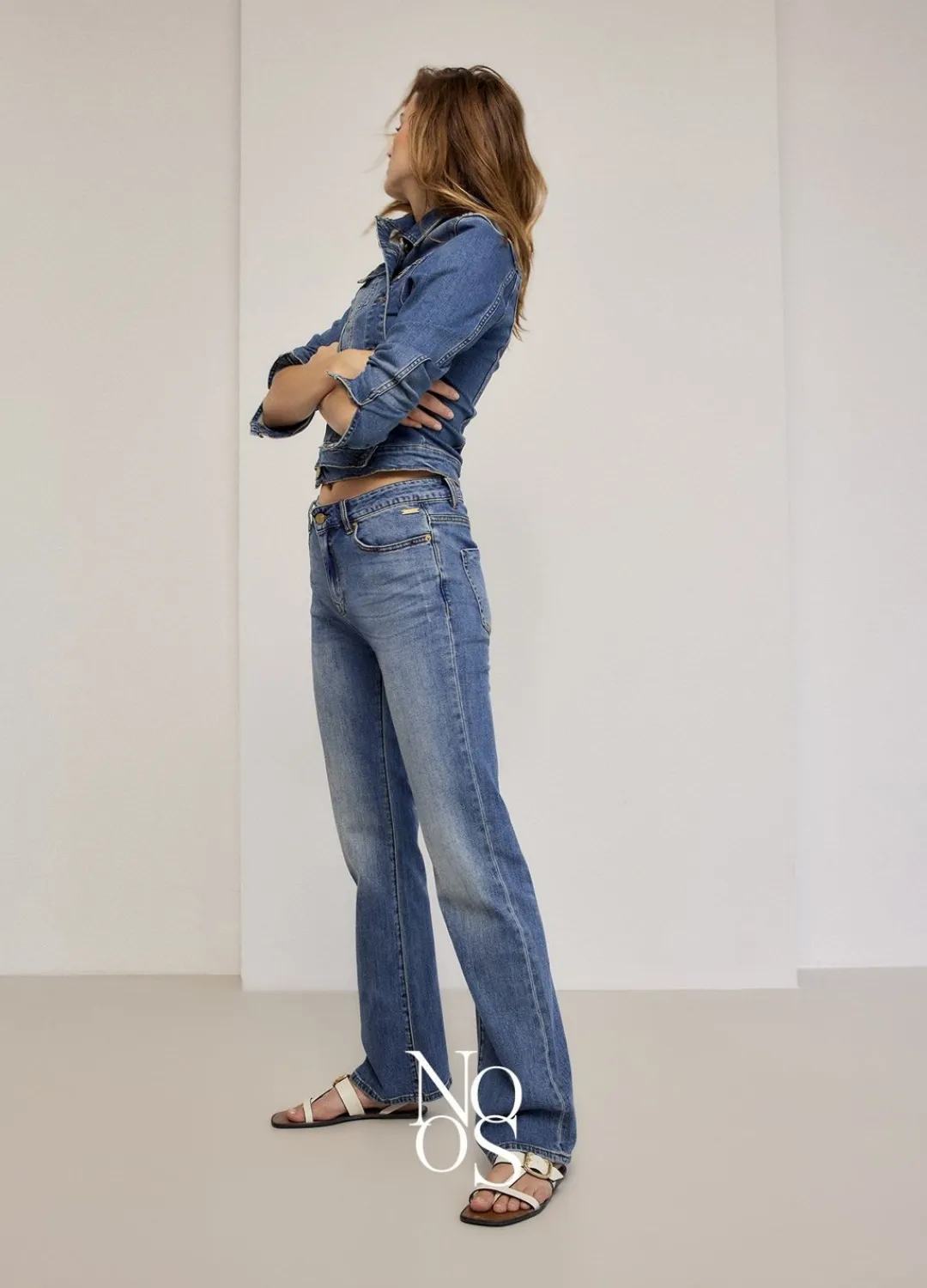 Hot Summum Flared Daze Denim Blue