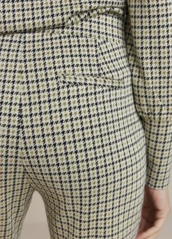 Hot Summum Flared Prince Of Wales Trousers Multicolor
