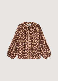 Hot Summum Floral Print Blouse Red