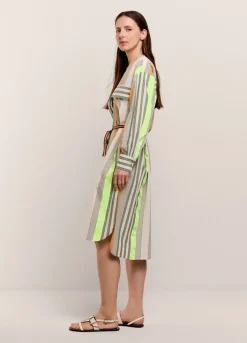 Best Summum Fluorescent Tunic Blouse Multicolor