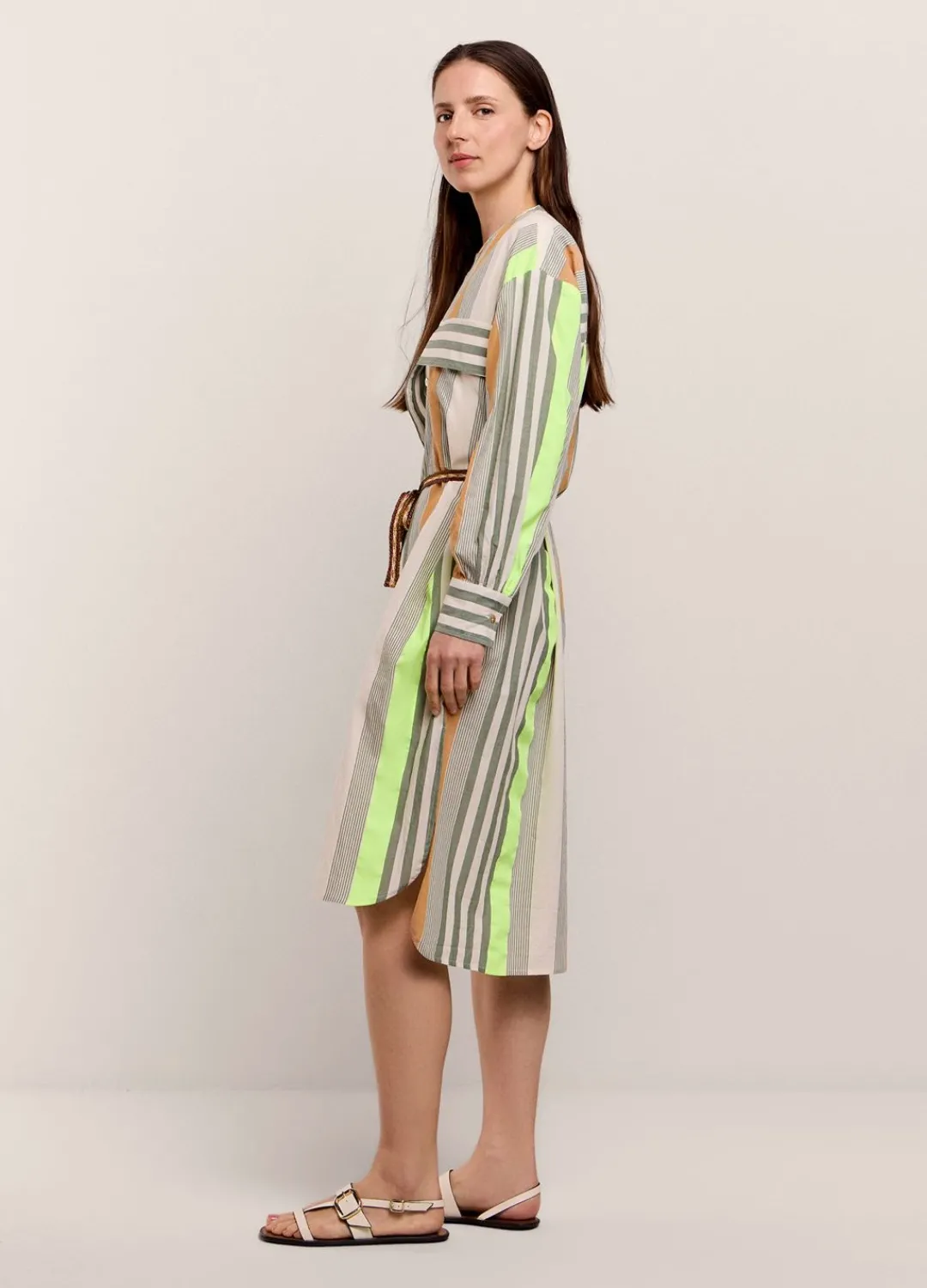 Best Summum Fluorescent Tunic Blouse Multicolor