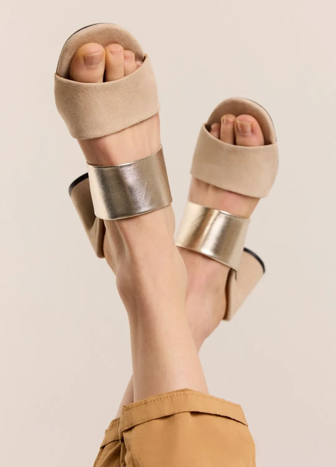 Sale Summum High-Heel Sandals Creme