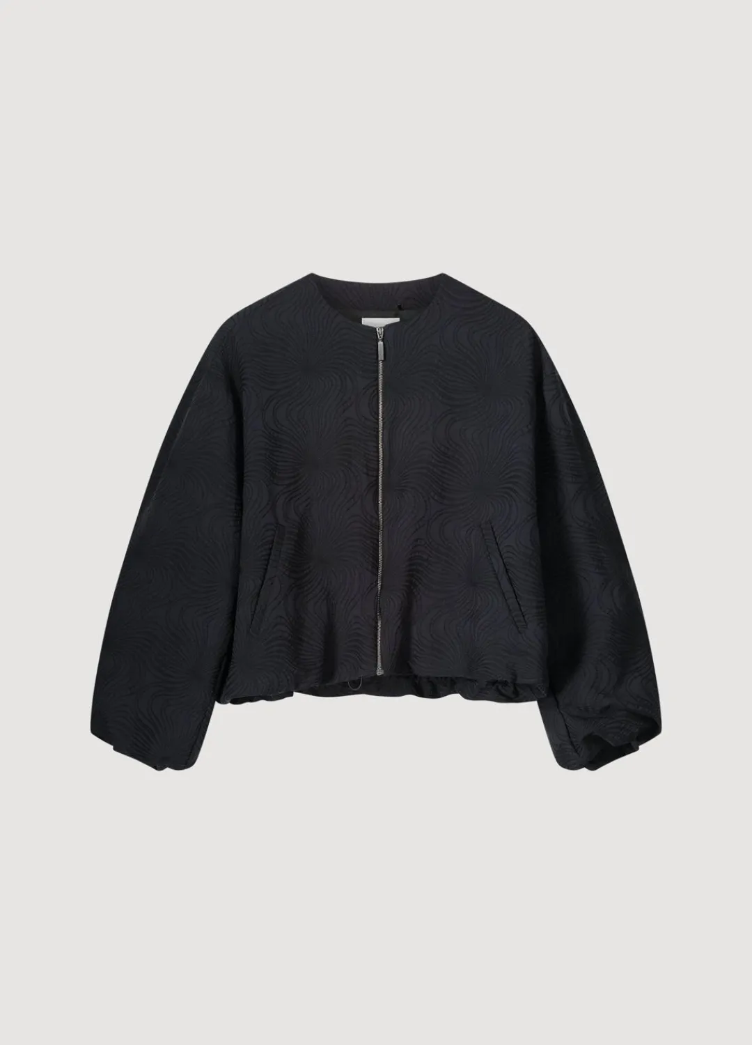 Clearance Summum Jacquard Bomber Jacket Blue