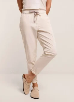 Hot Summum Jogger-Fit Trousers Creme