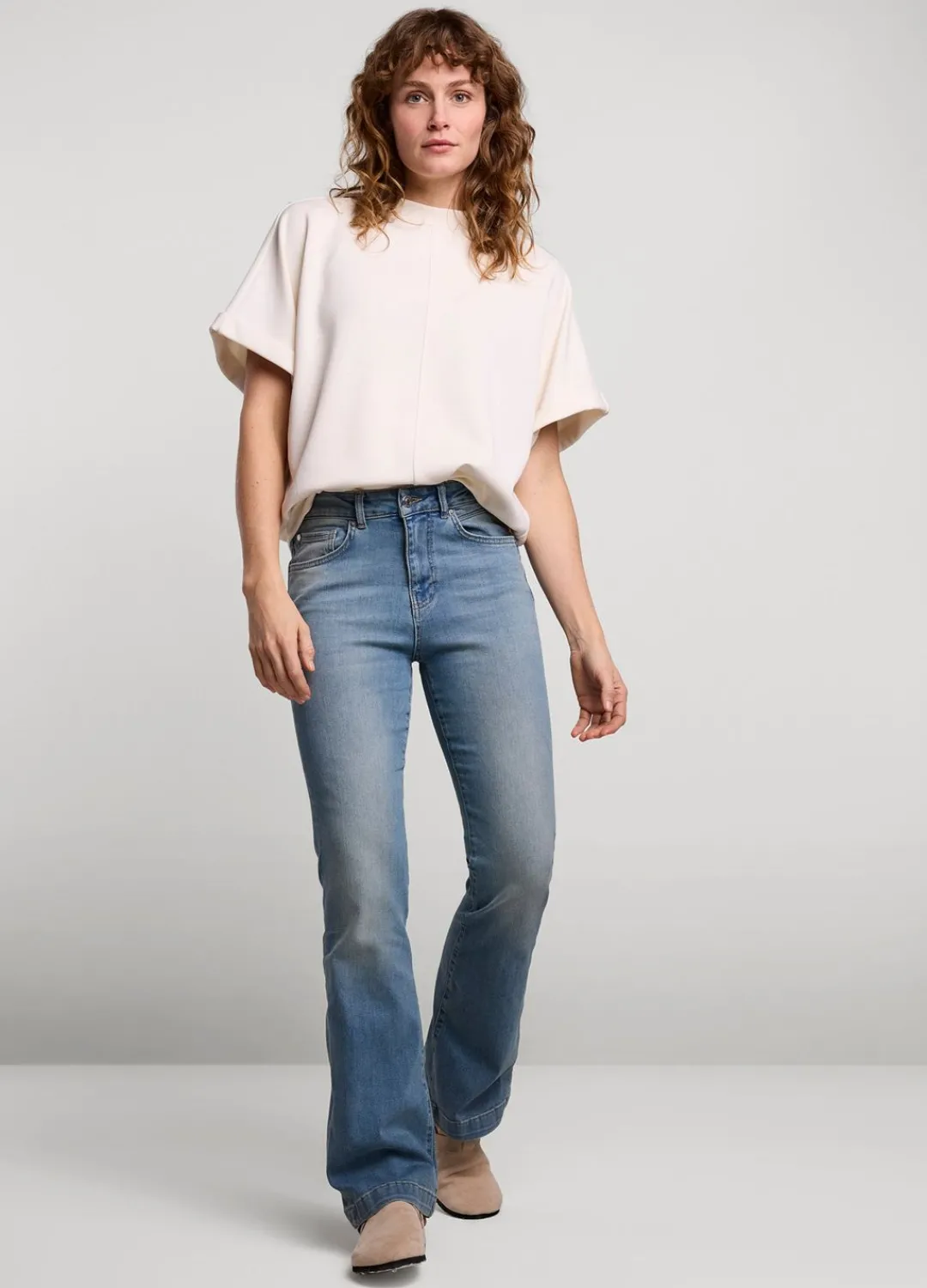 Best Summum Juliet Flared Jeans Blue