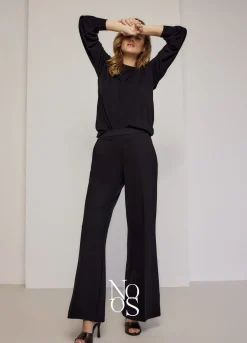 Online Summum Jumper With Puff Sleeves Black