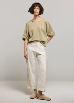 Online Summum Jumper With Rolled-Up Sleeves Green