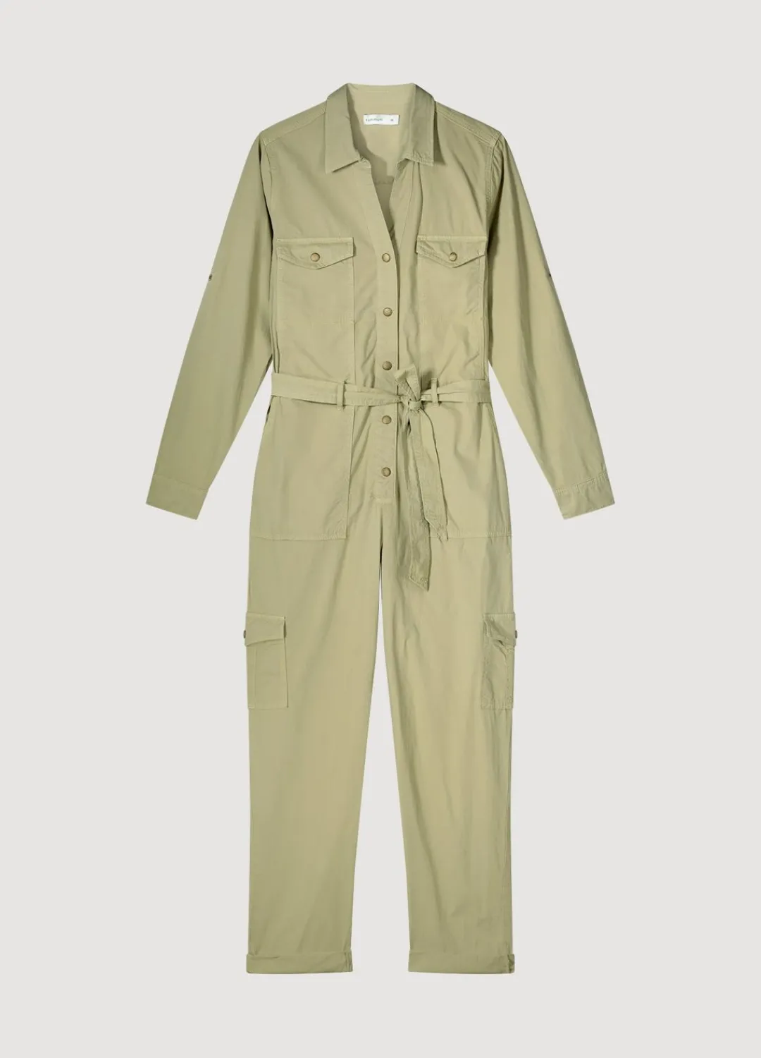 Discount Summum Jumpsuit With Press Studs Green