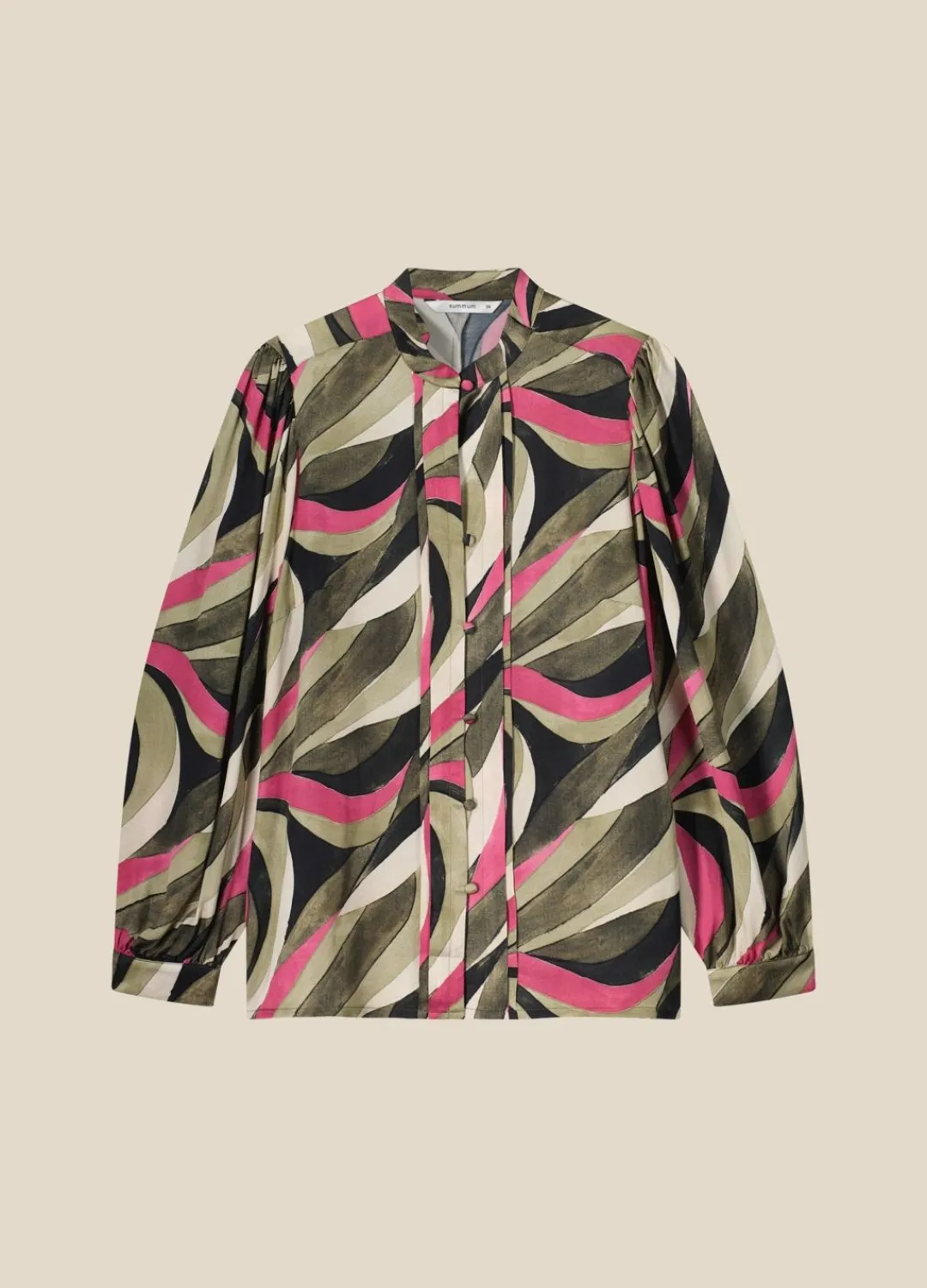 New Summum Jungle Print Blouse Multicolor