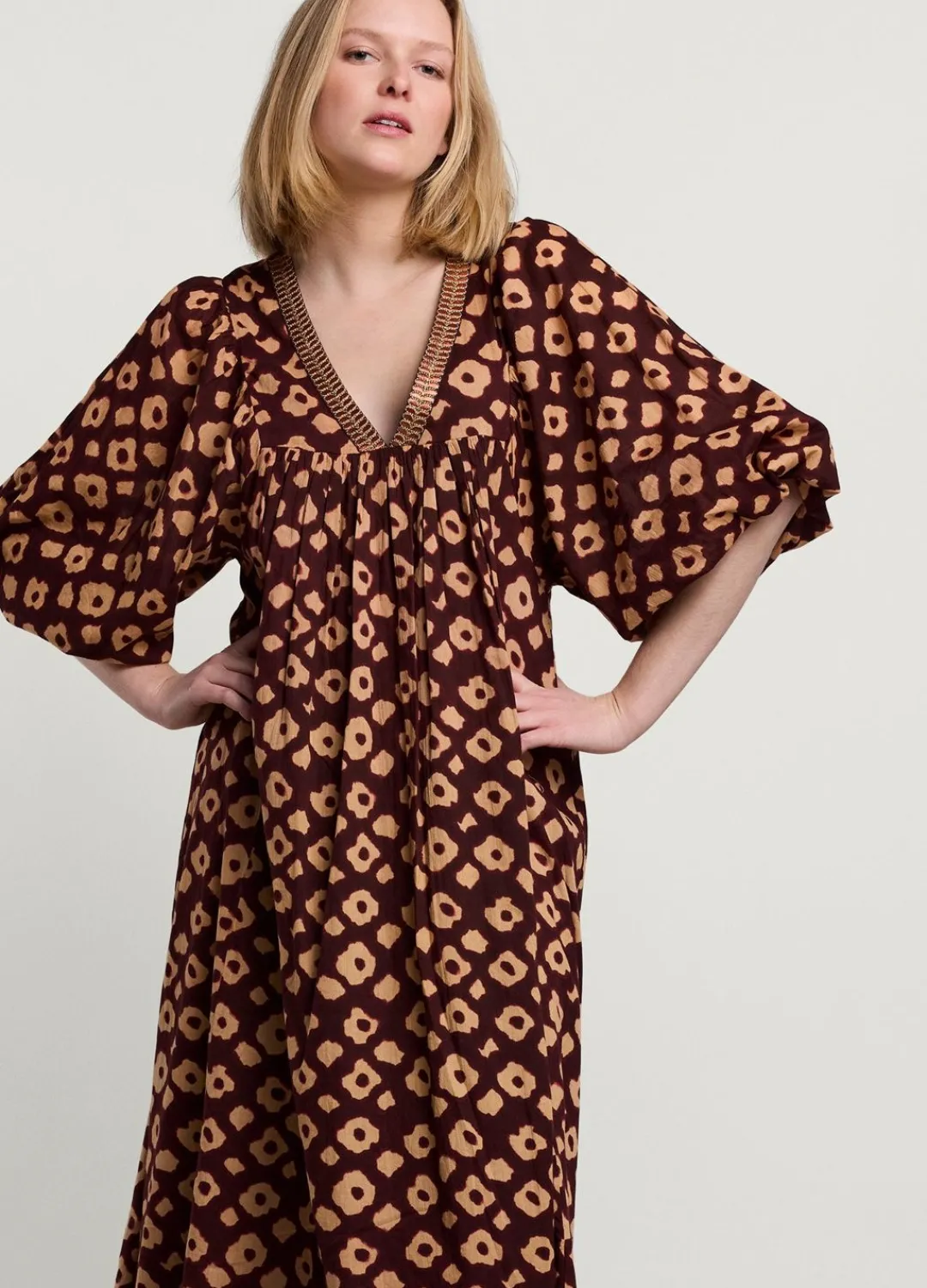 Sale Summum Kaftan Dress Red