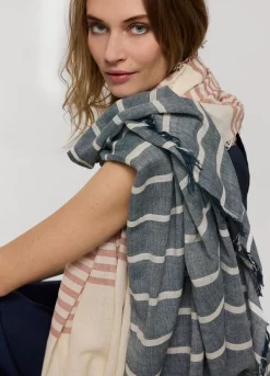 Outlet Summum Large Scarf Blue