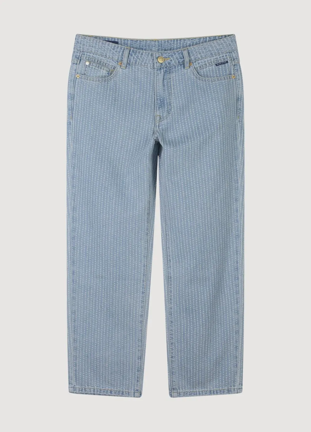 Best Summum Laser-Cut Five-Pocket Jeans Blue