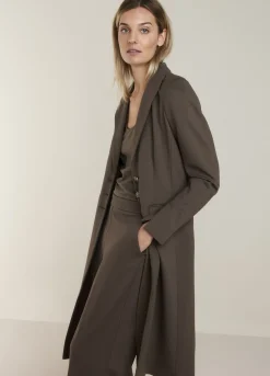 Hot Summum Long Fitted Blazer Green