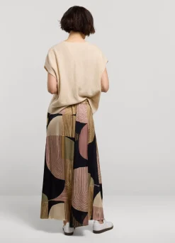 Discount Summum Long Skirt With Print Multicolor