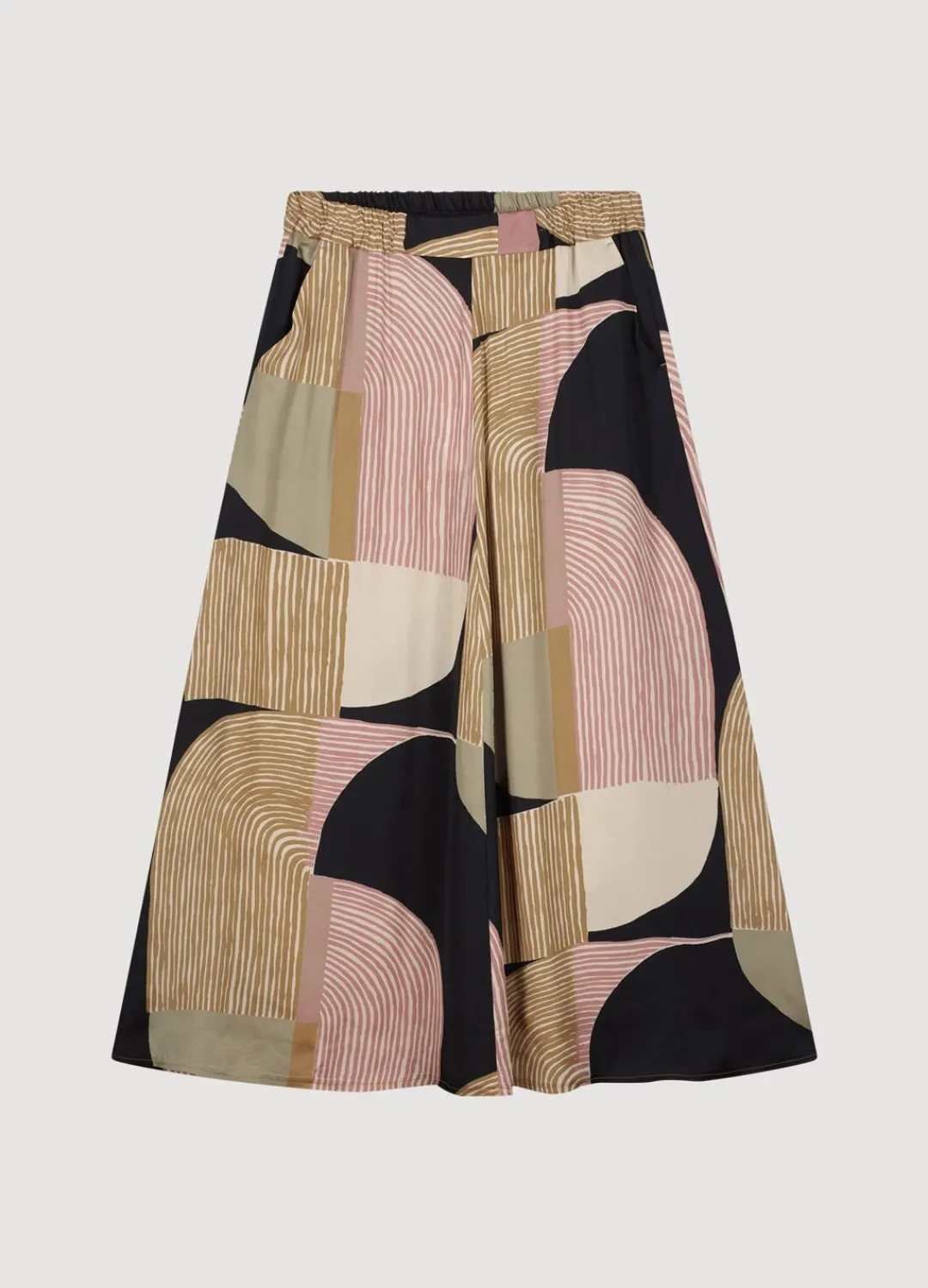 Discount Summum Long Skirt With Print Multicolor