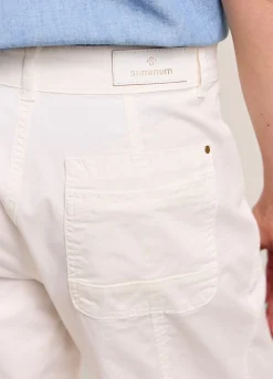 Fashion Summum Loose Fit Trousers White