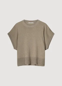 Best Summum Lurex Boxy Jumper Grey