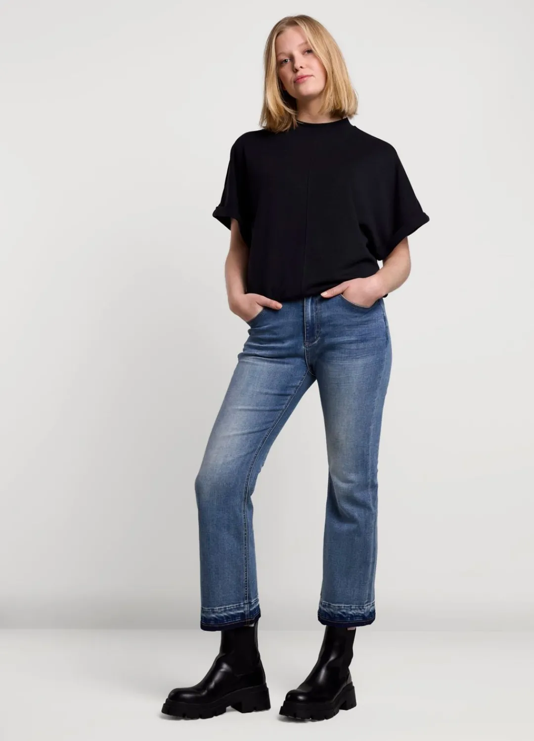 New Summum Maia Bootcut Jeans Blue