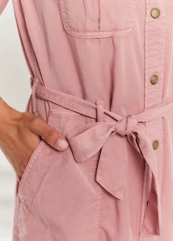 Outlet Summum Mid-Length Cargo Dress Pink