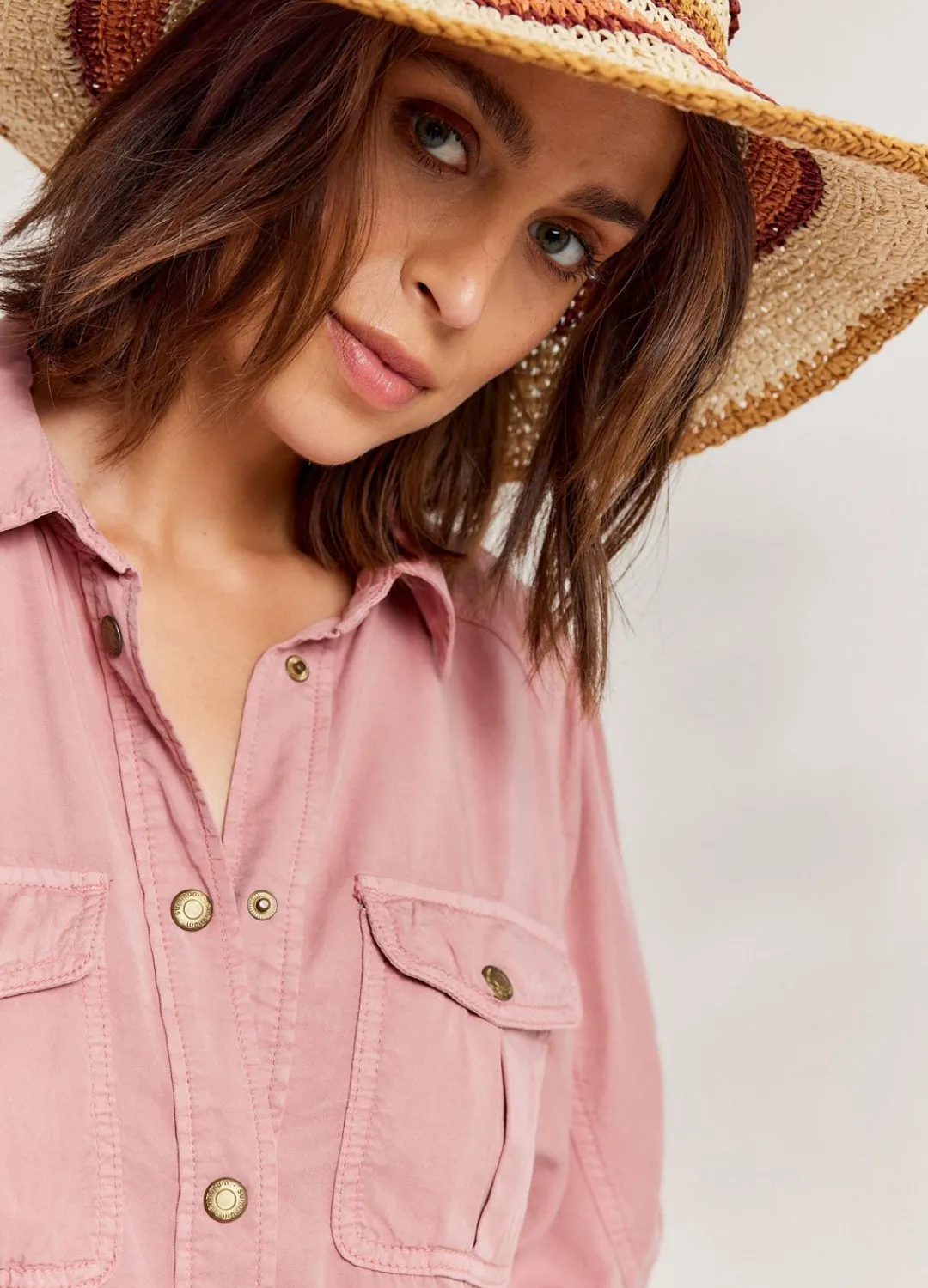 Outlet Summum Mid-Length Cargo Dress Pink