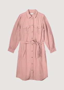 Outlet Summum Mid-Length Cargo Dress Pink