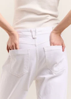 Sale Summum Mom Jeans White