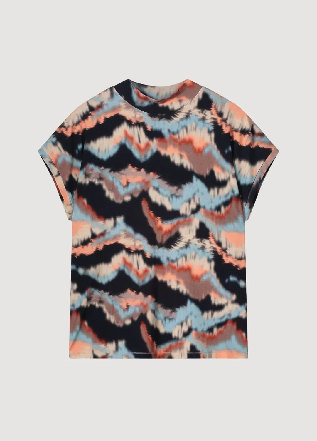 Best Summum Multicoloured Jersey Top Blue