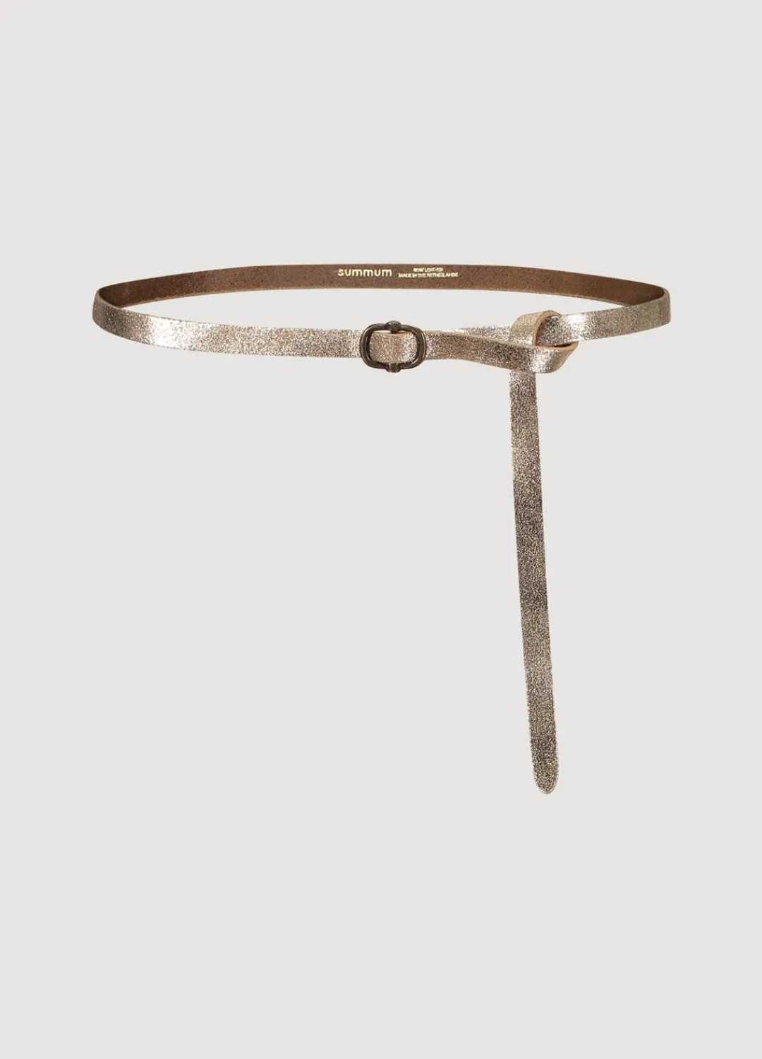 Discount Summum Narrow Long Belt Yellow