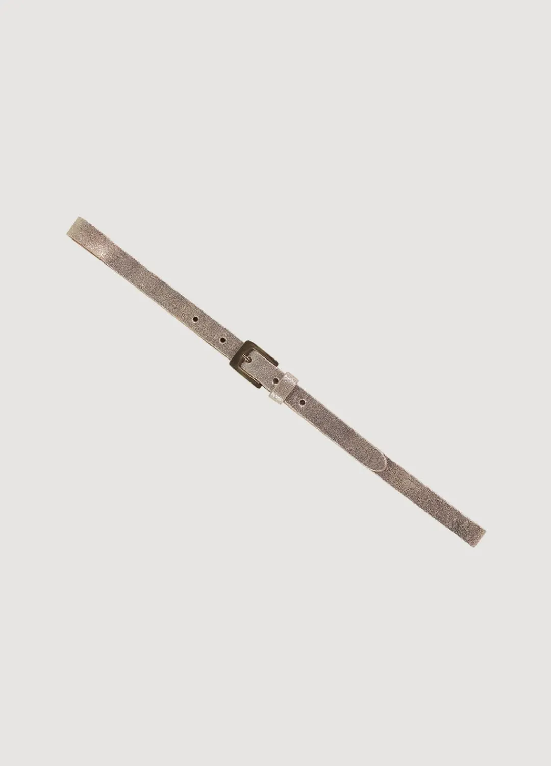Best Summum Narrow Metallic Belt Yellow
