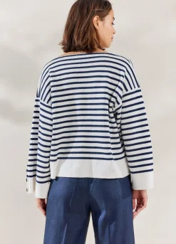 Outlet Summum Nautical Jumper Creme