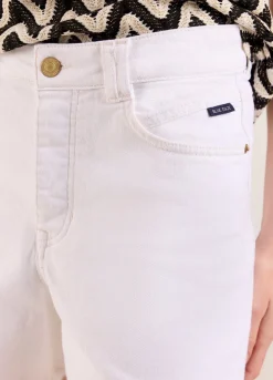 Clearance Summum Off Denim Shorts White