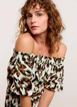 Sale Summum Off-The-Shoulder Dress Multicolor