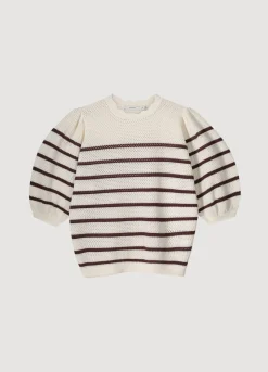New Summum Open Knitted Jumper Creme