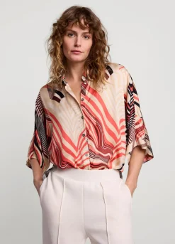 Discount Summum Oversized Blouse Multicolor