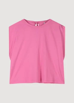 New Summum Oversized Jersey Top Pink