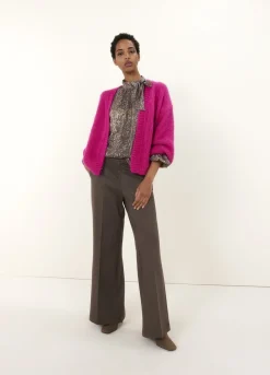 Outlet Summum Oversized Open Cardigan Pink
