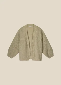 Clearance Summum Oversized Open Cardigan Green