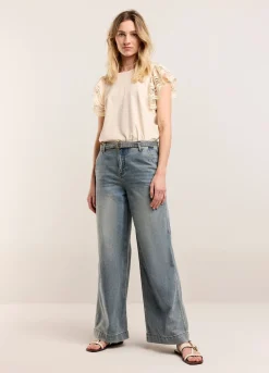 Clearance Summum Palazzo Jeans Blue