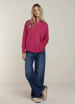 Online Summum Poplin Blouse Pink