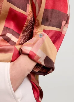Sale Summum Printed Blouse Multicolor