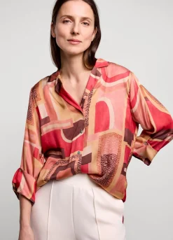 Sale Summum Printed Blouse Multicolor