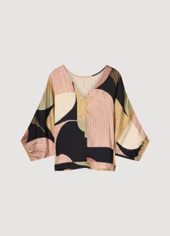 Hot Summum Reversible Top With Print Multicolor