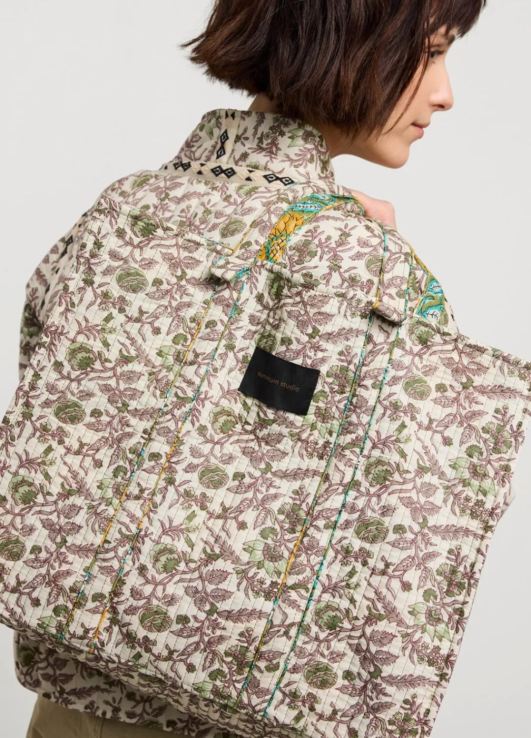 Sale Summum Reversible Tote Bag Multicolor