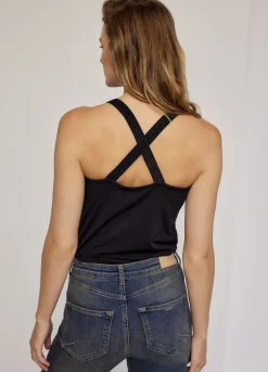 Outlet Summum Reversible Vest Top Black