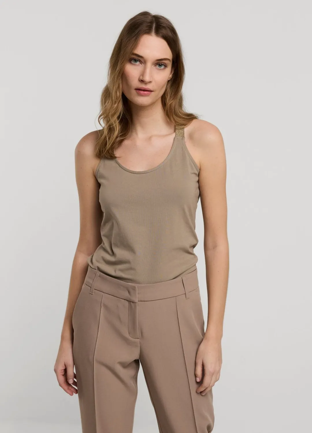 Fashion Summum Reversible Vest Top Grey
