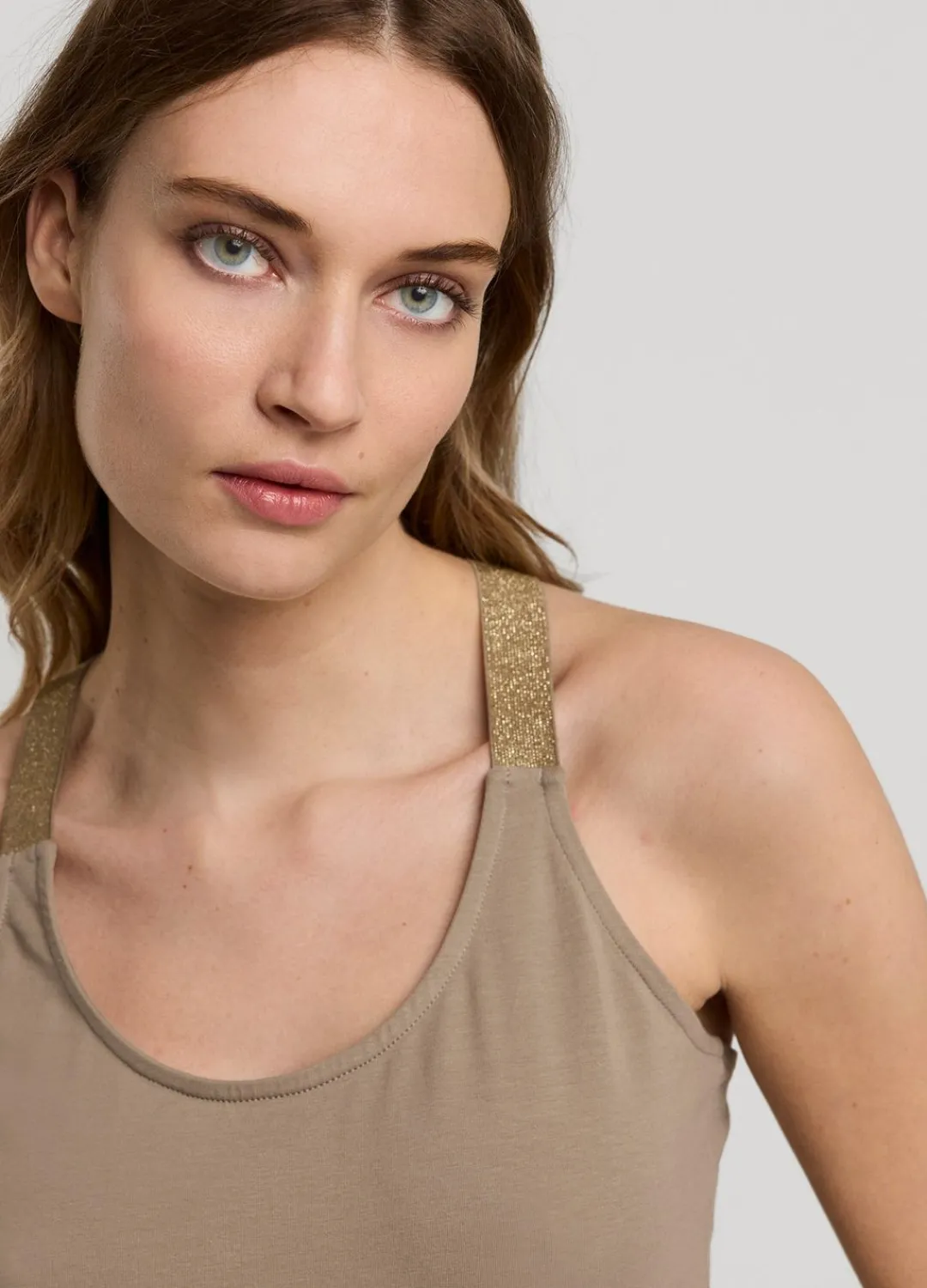 Fashion Summum Reversible Vest Top Grey