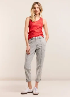 Sale Summum Ribbed Tank Top Red